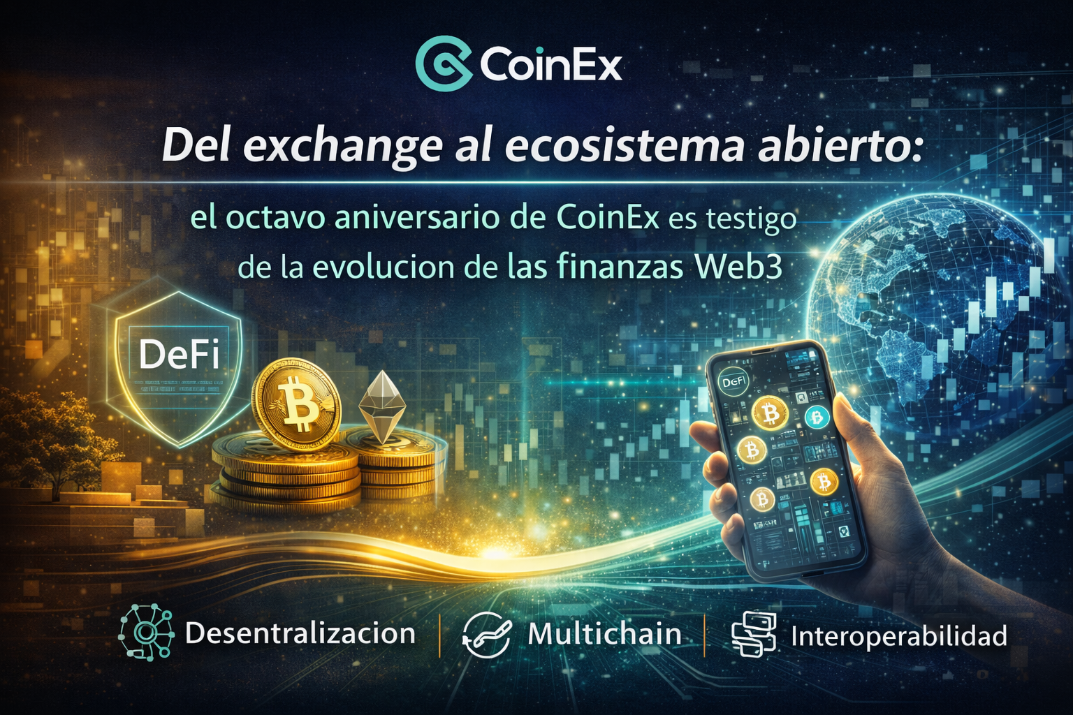 Del exchange al ecosistema abierto: el octavo aniversario de CoinEx es testigo de la evolución de las finanzas Web3