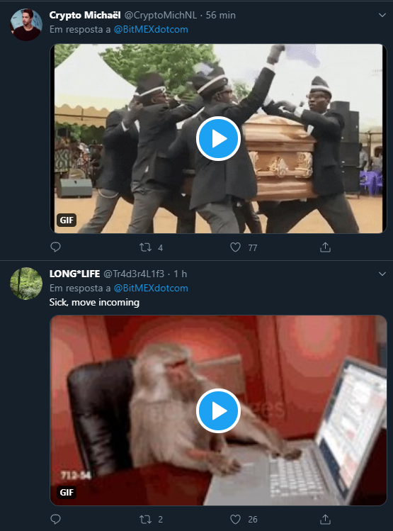 Memes sobre a BitMEX tomam conta do Twitter