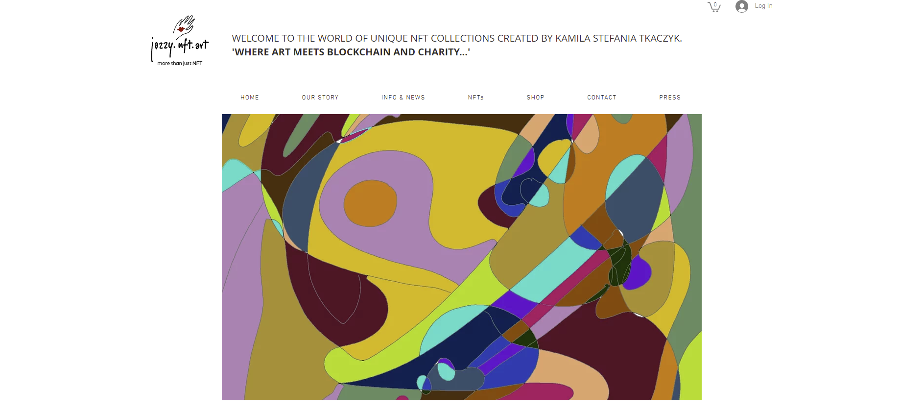 Strona internetowa JazzyNFT
