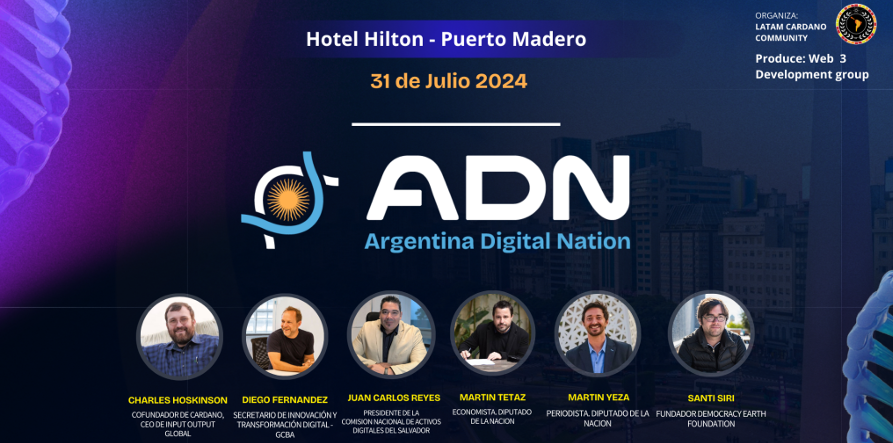 Charles Hoskinson, fundador de Cardano, dirá presente en la Argentina Digital Nation 2024