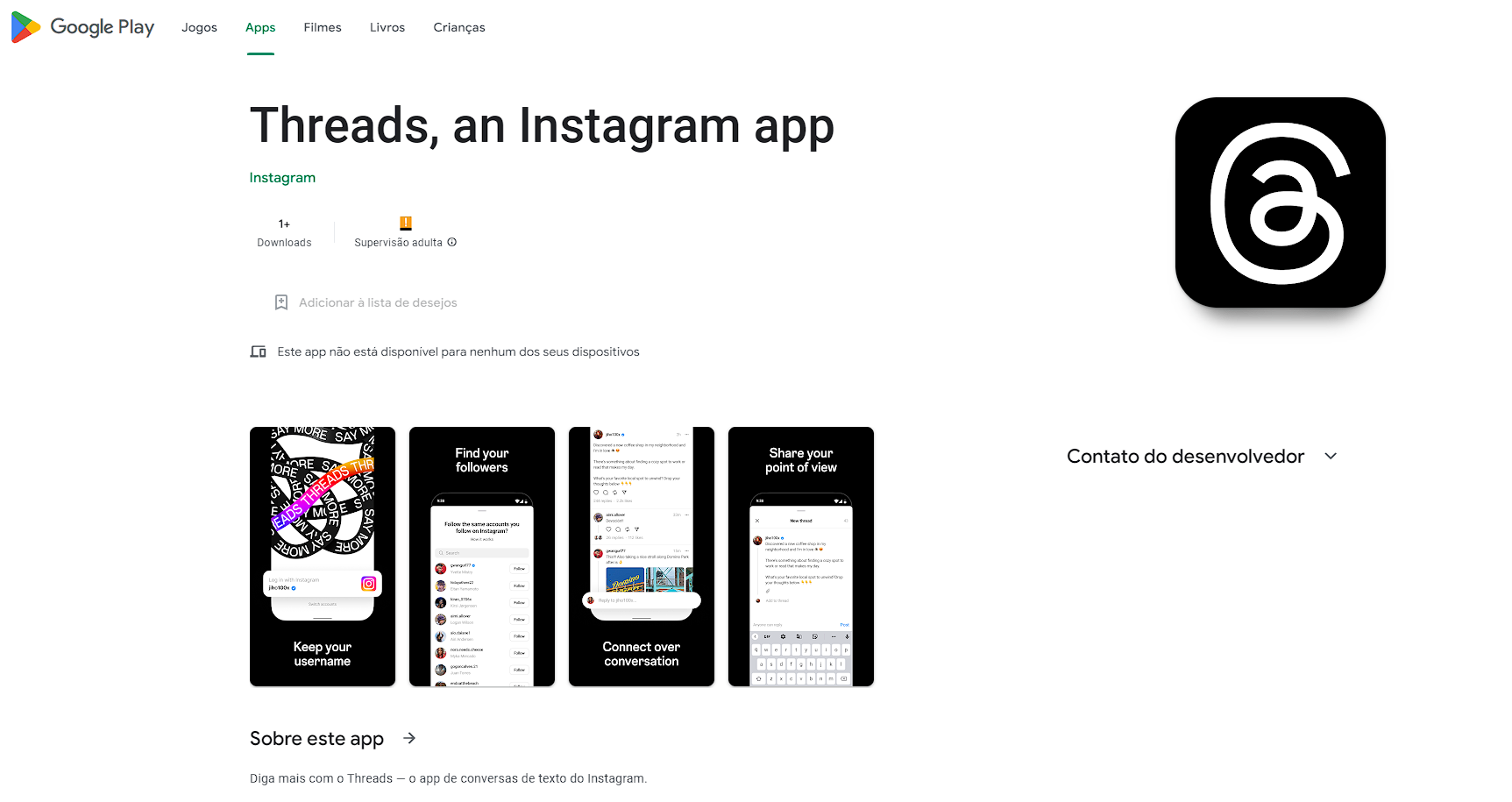 Meta lança nesta semana aplicativo concorrente do Twitter