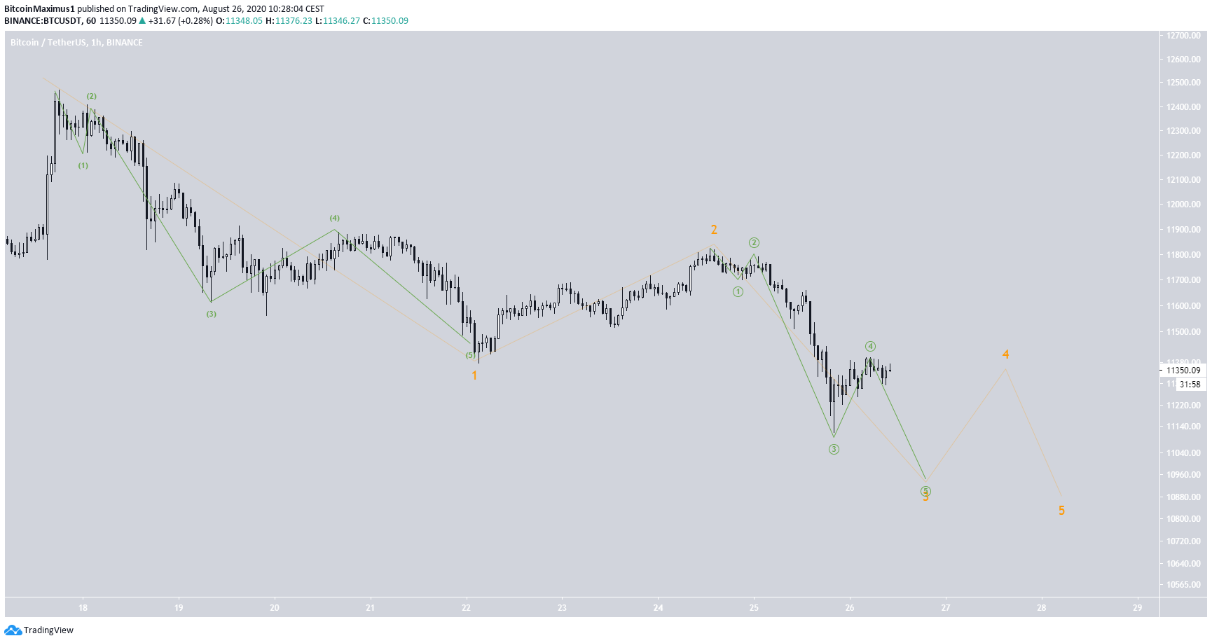 Bitcoin Alternative Wave Count