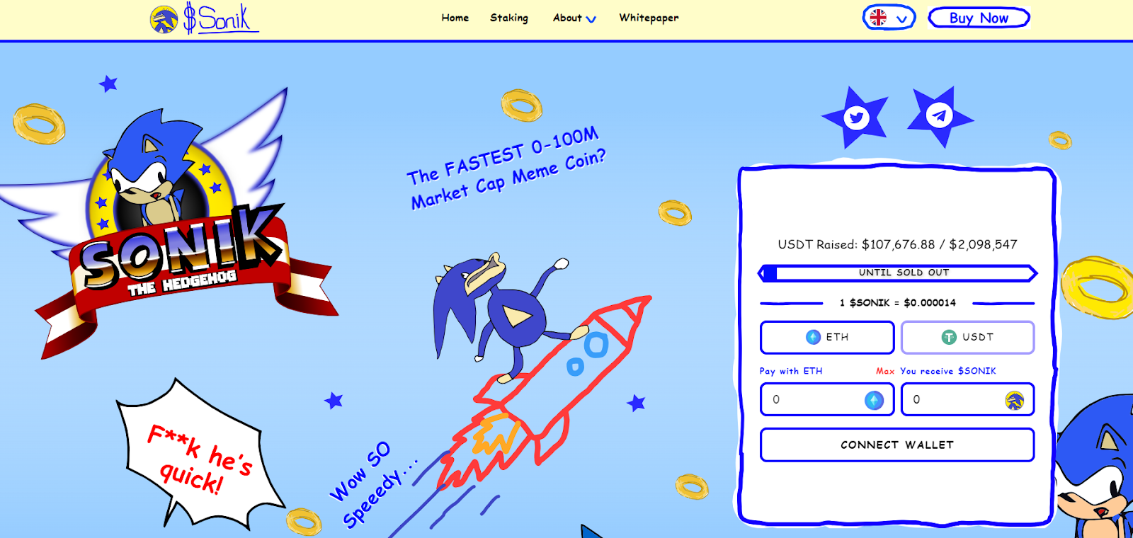 Pré-venda de Sonik Coin arrecada US$ 100.000 em menos de 24 horas