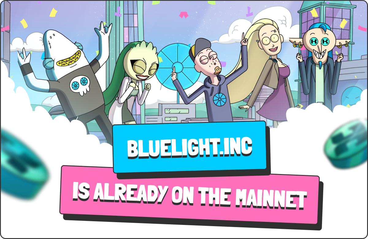 Bluelight.inc Is Getting Released on the Mainnet!