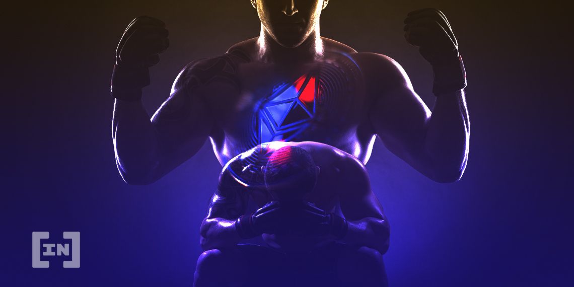 ETH vượt mặt BTC về lượng phí giao dịch trong suốt 2 tuần liên tiếp