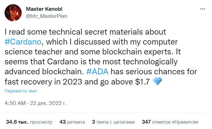 Мнение о Cardano 