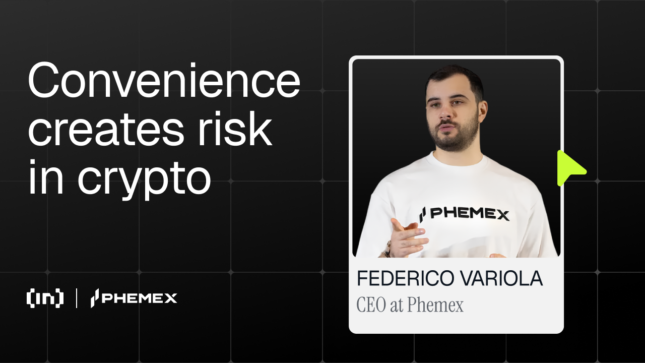 “If You Think Crypto Security Is a Tech Problem, You’re Missing the Point,” Says Phemex CEO Federico Variola