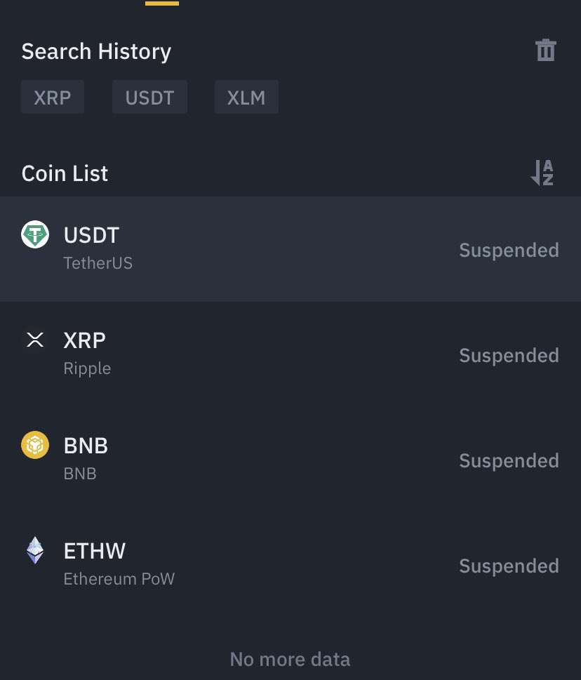 Binance suspende temporalmente los retiros de criptomonedas