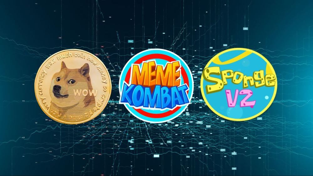 DOGEは上昇するのか？ミームコインのライバルはSponge V2とMeme Kombat！