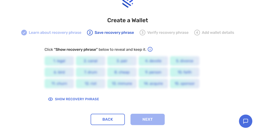 create wallet