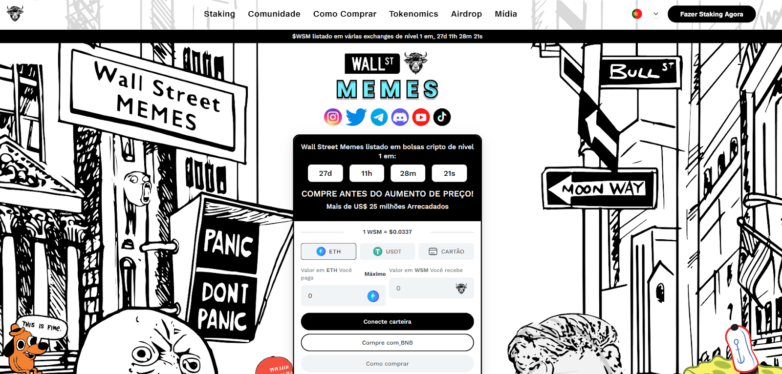 Adição de mecanismo de staking aumenta corrida pela pré-venda de $WSM