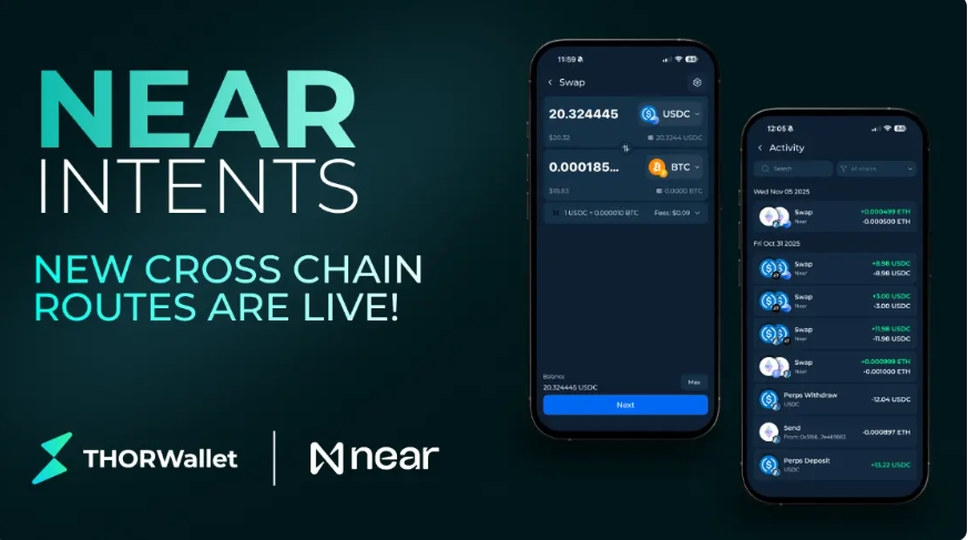 THORWallet интегрировал NEAR Intents...