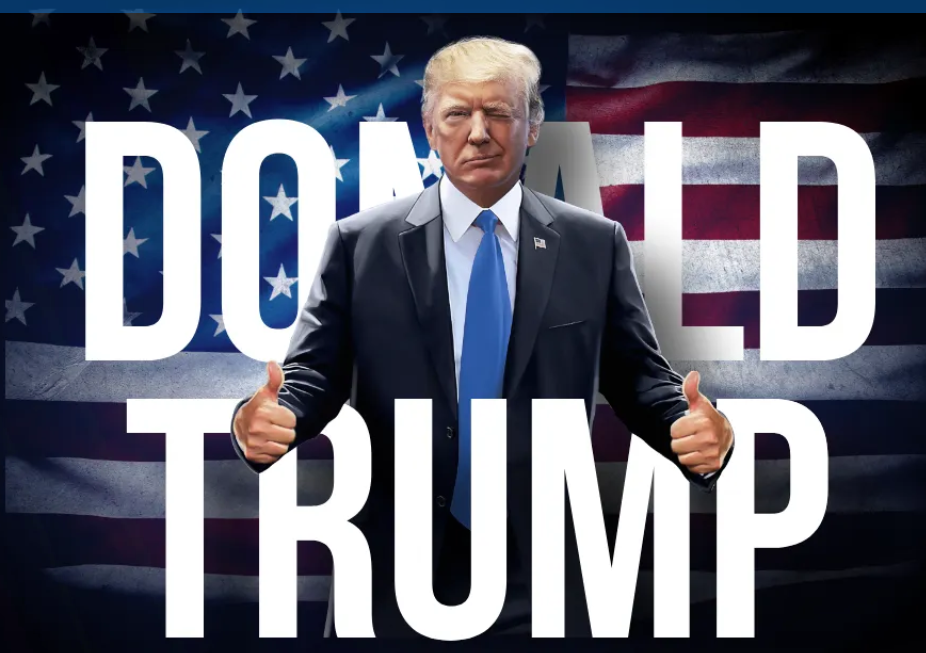 Donald Trump Flagge USA