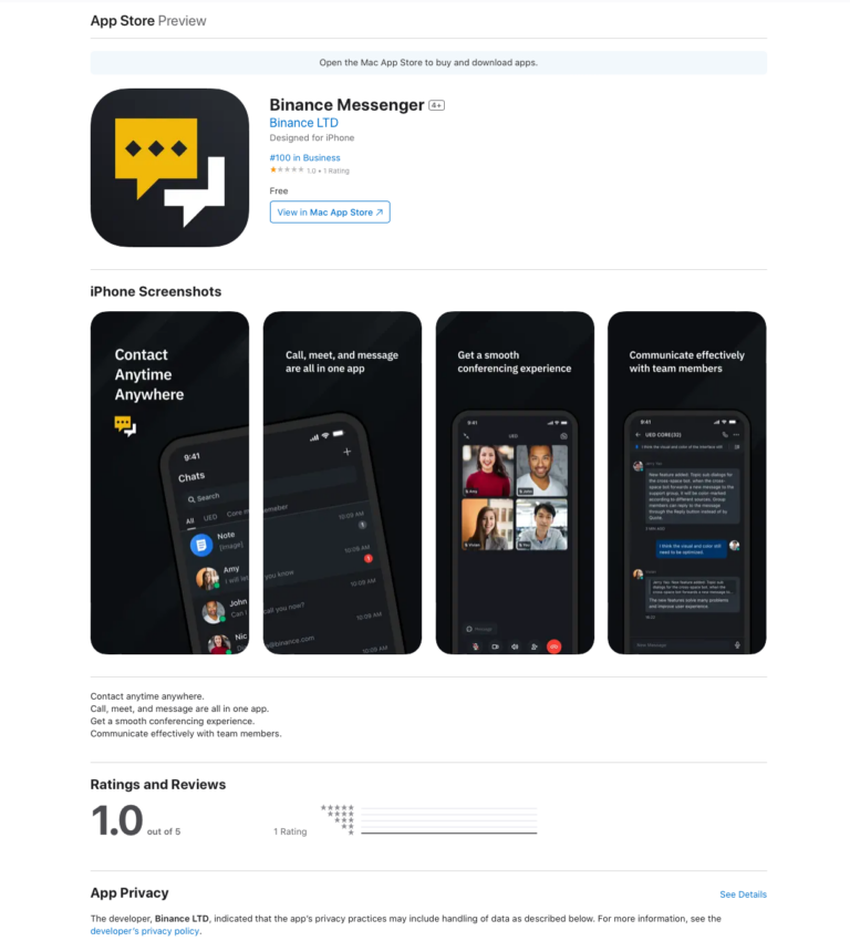 Binance Messenger review. Web3