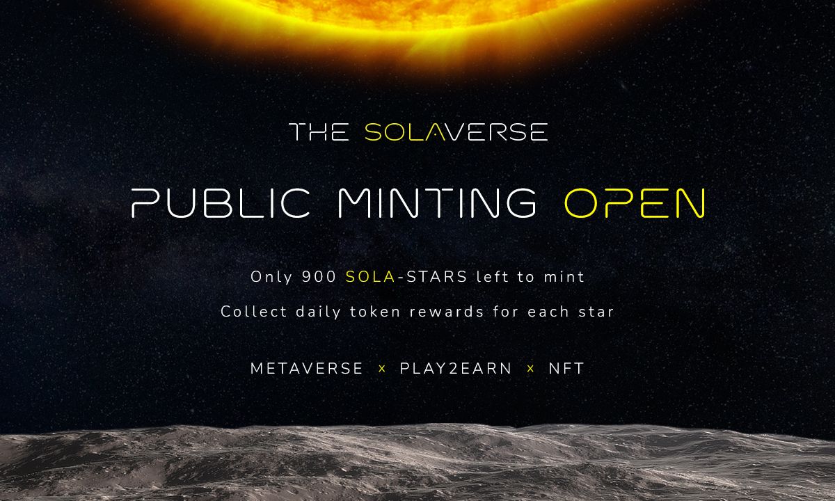 The SolaVerse : un metaverse de play-to-earn basé sur les étoiles