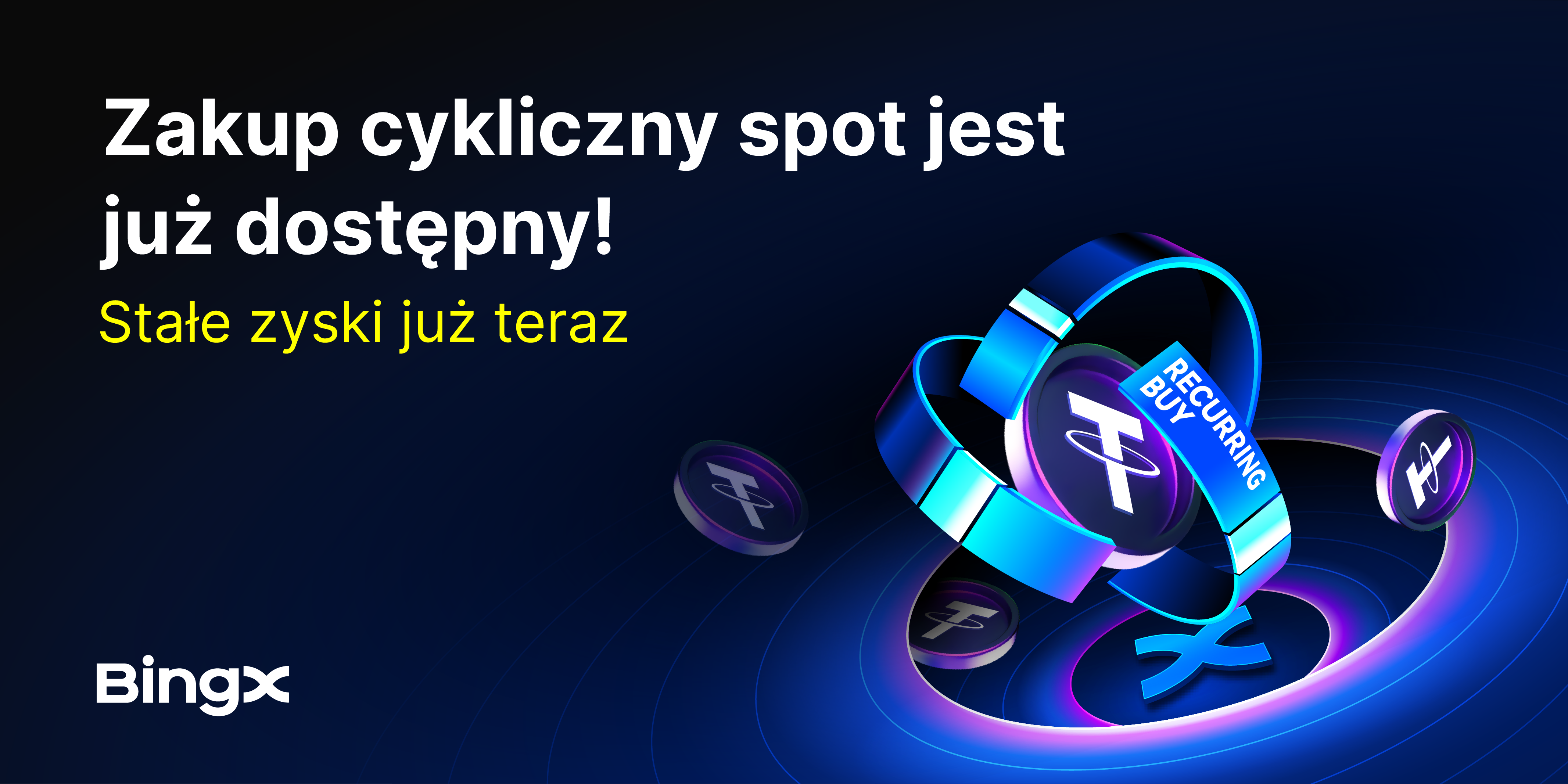 BingX wprowadza funkcję Recurring Buy, aby pomóc użytkownikom przetrwać wahania rynku kryptowalut