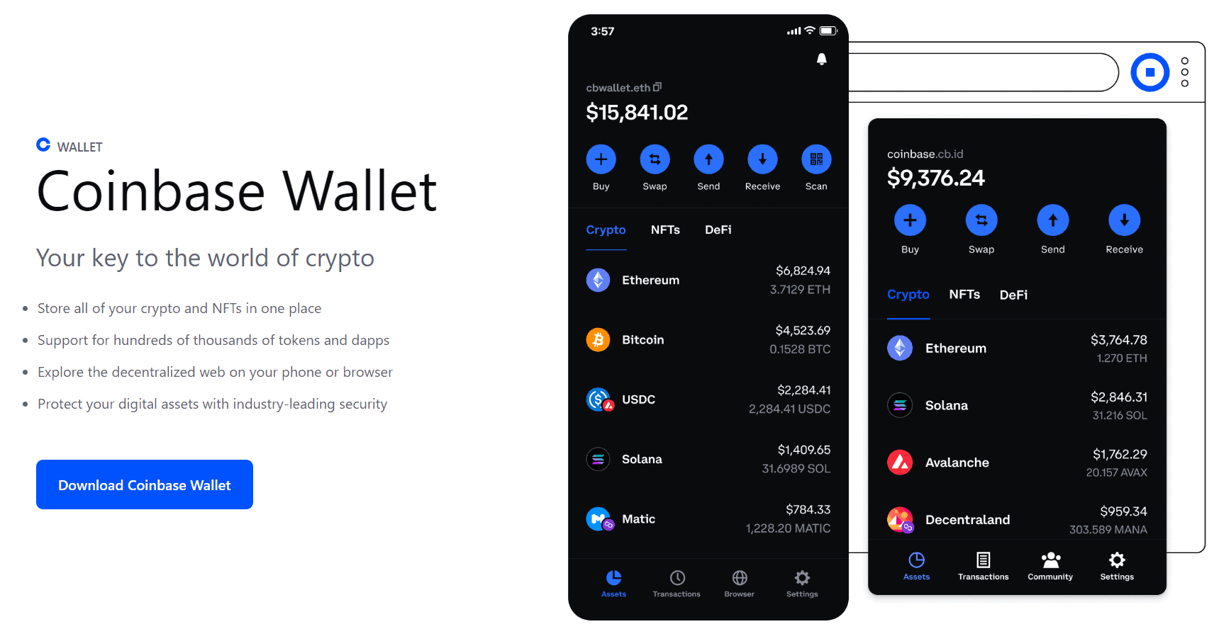 3.  Coinbase Wallet 