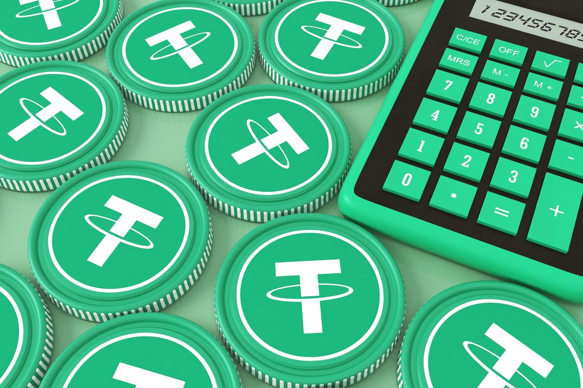 Tether USDT coins