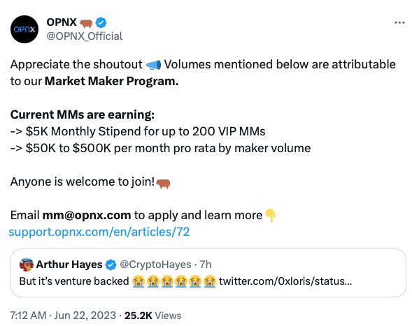 OPNX responds to the allegations.