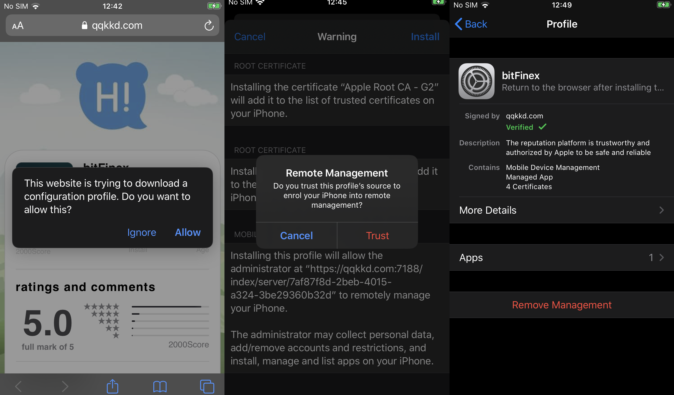 Мошенничество с iOS приложениями