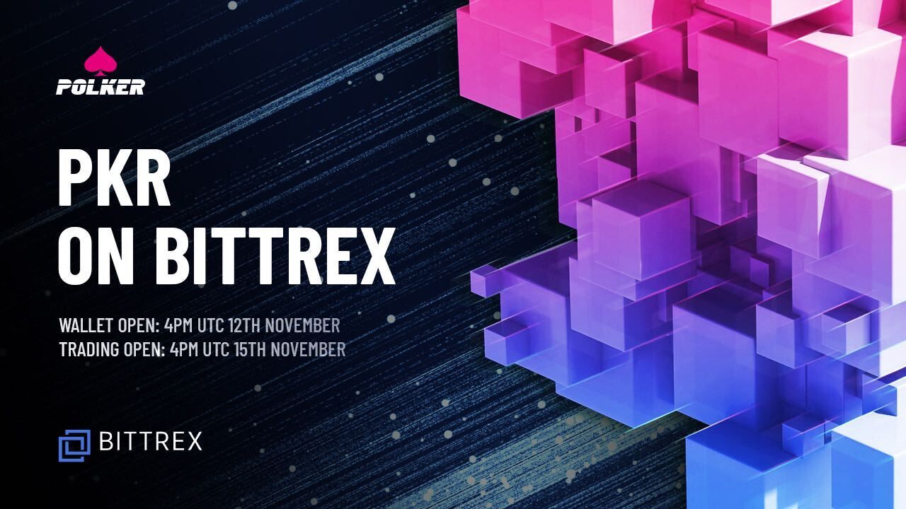 Bittrex Exchange Lists Polker’s PKR Token – Don’t Miss Out!