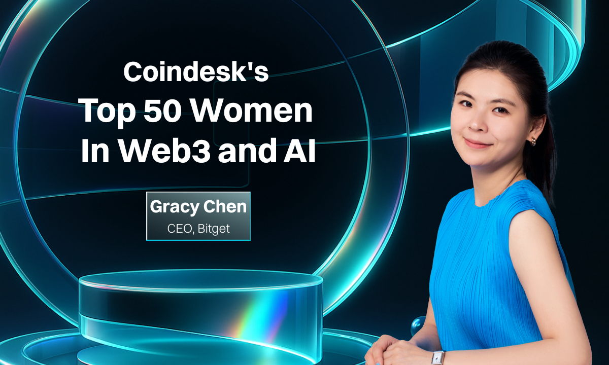 Грейси Чен, CEO Bitget, вошла в список 50 лучших женщин в Web3 и AI по версии CoinDesk