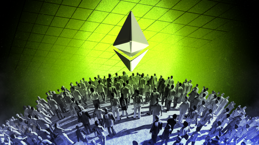 Ethereum eth people crowded mining rig
