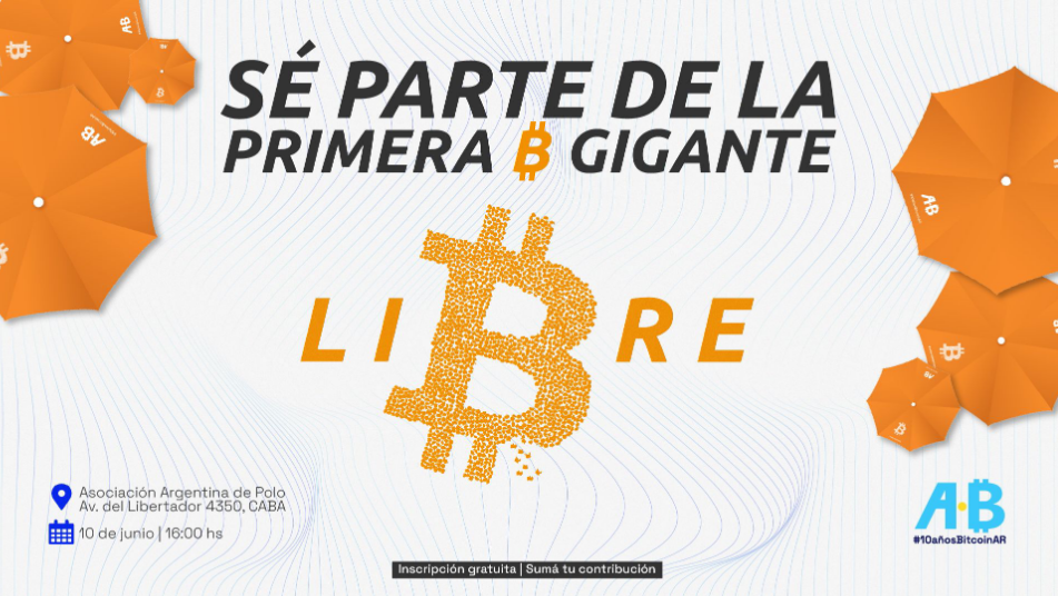 Miles de bitcoiners se reunirán en la Ciudad de Buenos Aires para concientizar sobre la libertad monetaria y financiera