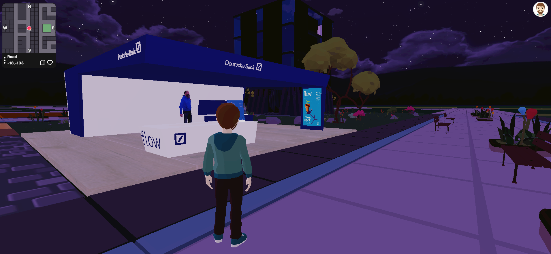 Deutsche Bank im Decentraland-Metaverse