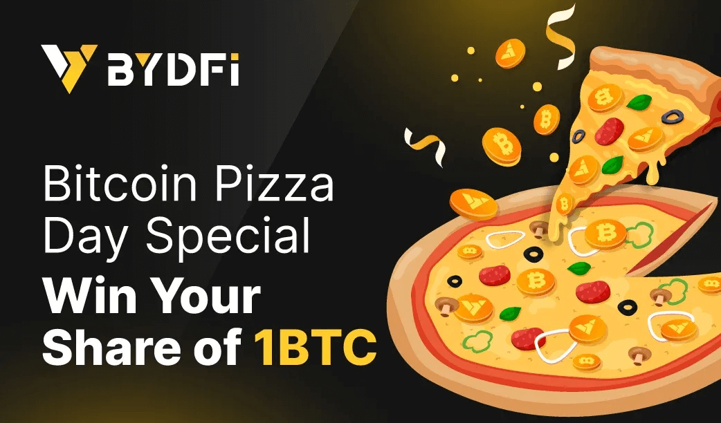 4. Especial Bitcoin Pizza Day por BYDFi