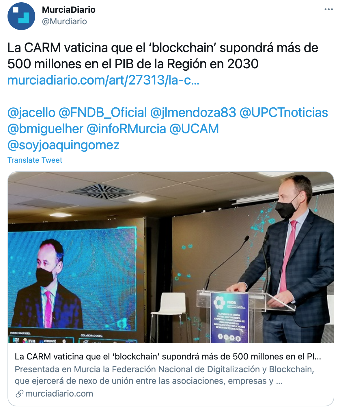 Murcia blockchain