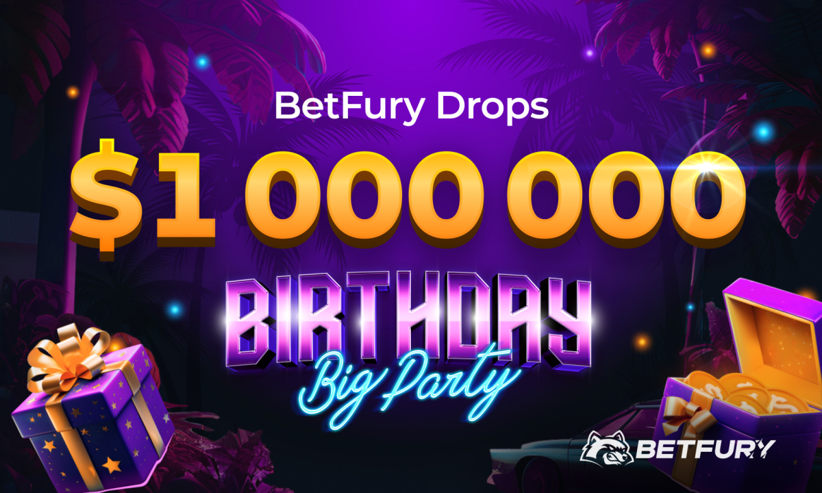 BetFury Drops $1,000,000 for Its 4th Anniversary Celebration