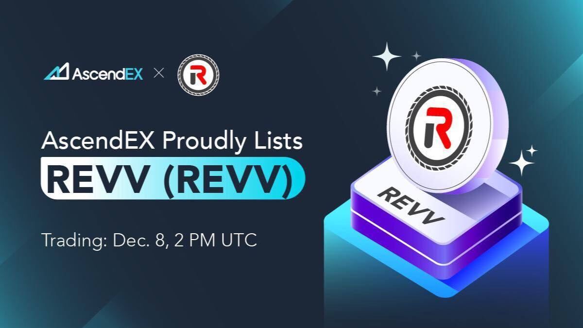 AscendEX Lists REVV Token (REVV)