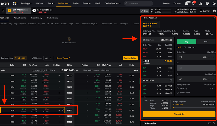 how to bitcoin options