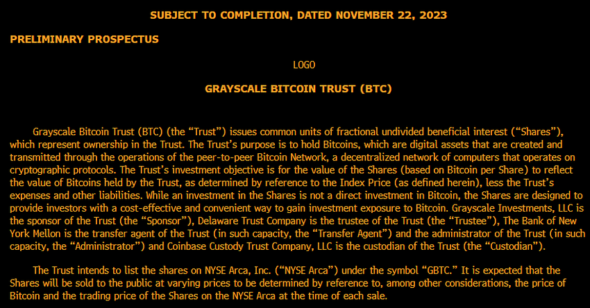 Screenshot from Grayscale prospectus. Source: X/@JSeyff