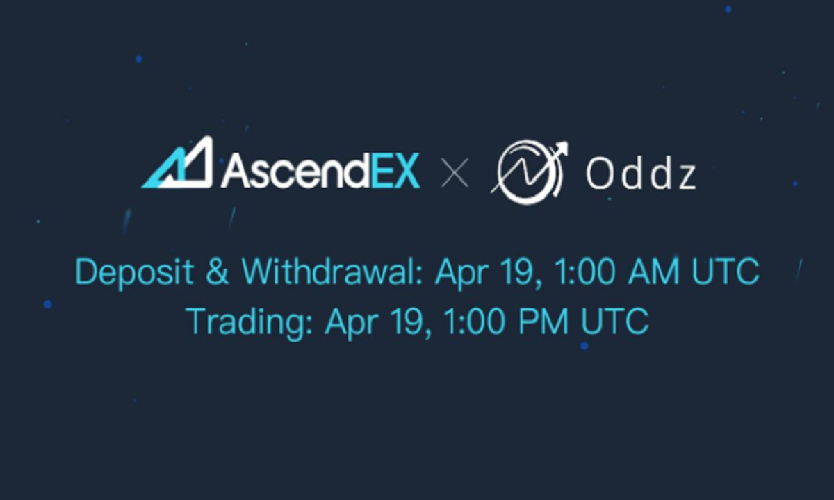ODDZ Protocol Is Now Listed on AscendEX
