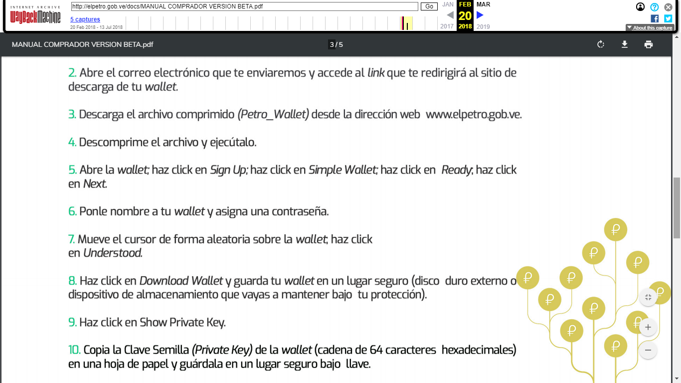 Explicación wallet llaves